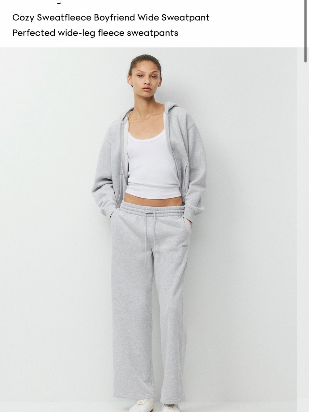Aritzia - Women's Cozy Sweatfleece Grey Sweatpants